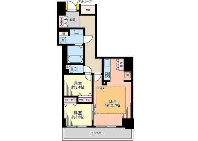 ローレルコート新宿タワーの間取り