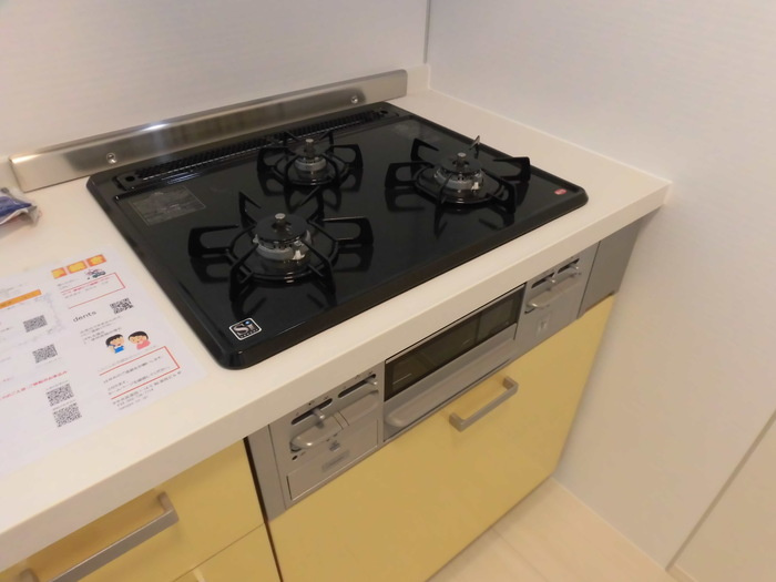 SAKURAⅢのキッチン|お料理しやすいキッチンです