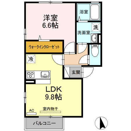 SAKURAⅢの間取り