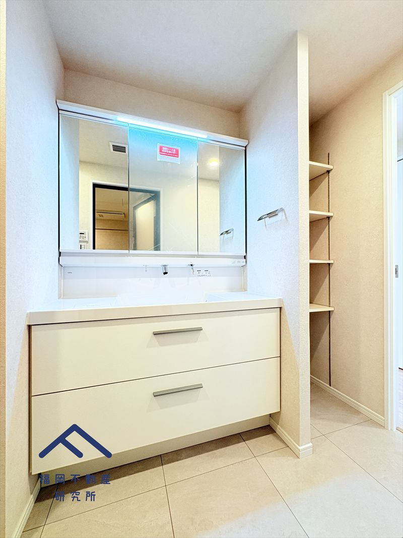 ブライトンヒルズ藤崎の独立洗面台