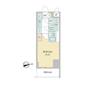 エスプレイス上前津レガシーの区画図