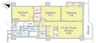 【間取り】 | スカイフロントタワー川口