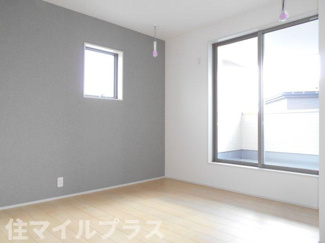 【洋室】 | 須賀川市森宿新築一戸建て6棟 | 個人の部屋や寝室として使える洋室です