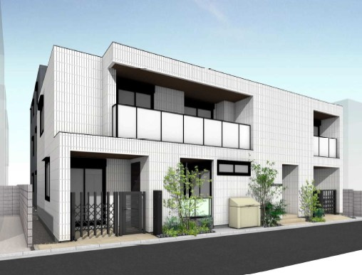 【外観パース】 | サウスステージ下目黒 | 耐震耐火で安心構造のヘーベルメゾン　※パース