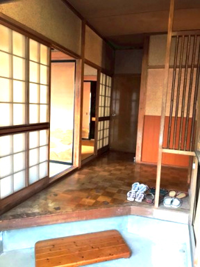 ひたちなか市幸町戸建ての玄関