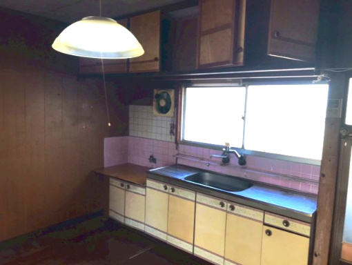 ひたちなか市幸町戸建てのキッチン