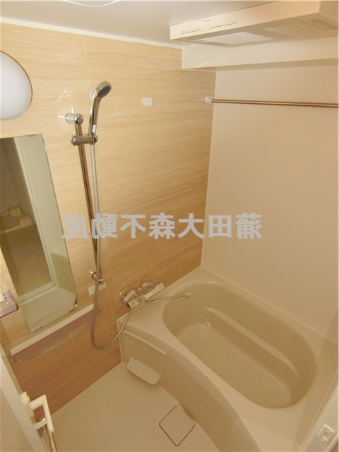 REALIZE蒲田Ⅱの浴室|浴室乾燥機付ちょっとだけ大きめなお風呂　バスルーム