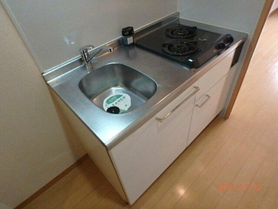【キッチン】 | Ｌ－Ｆｌａｔ南品川 | システムキッチン（2口ガスコ… 