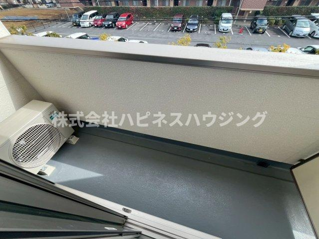 我孫子市柴崎台３丁目のアパートのバルコニー