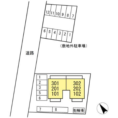 【区画図】 | オリヴィエ東川口