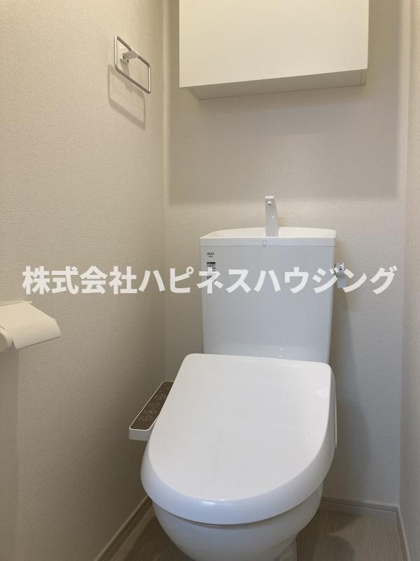 リブリ・ソレイユ柏のトイレ|落ち着いた色調のトイレです