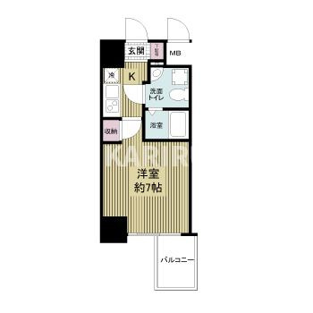 APRILE南森町の間取り