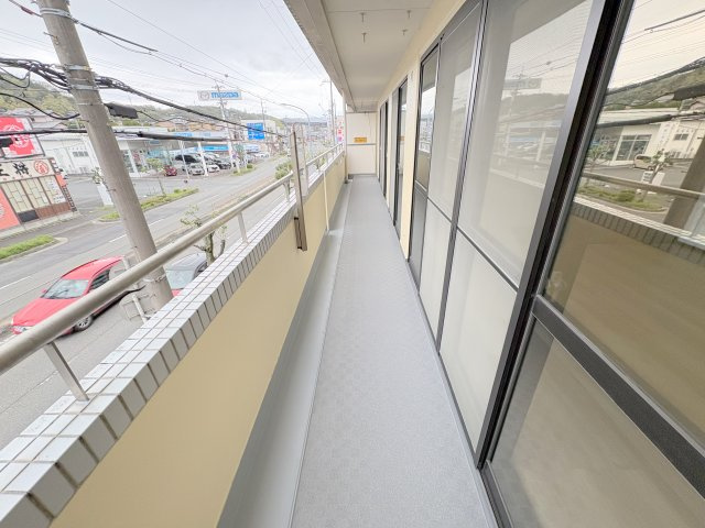 グレイス奥山のバルコニー
