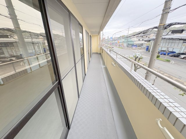 グレイス奥山のバルコニー