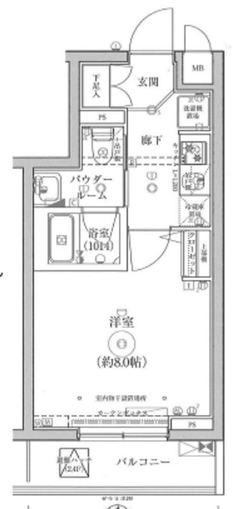 パティーナ大森Duoデュオの間取り|間取り