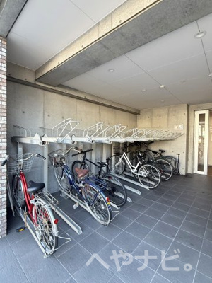 【駐車場】 | AXIA八熊 | ★敷地内駐輪場