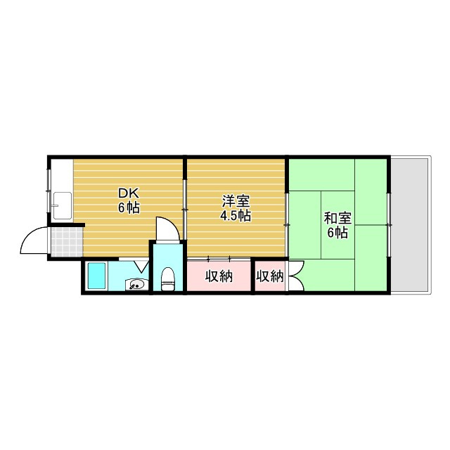 第１岡崎マンションの間取り
