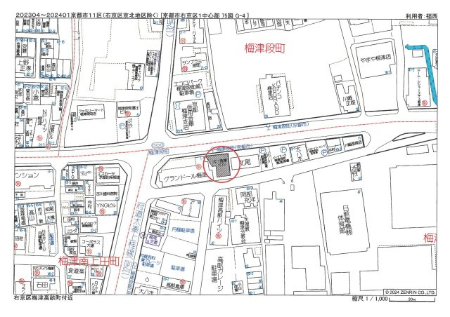 仮）フラッティ梅津高畝町（全18室）の地図