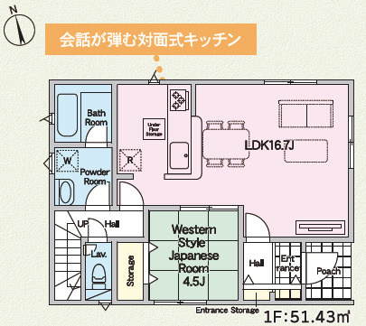 糸満市大度第1-1号棟　＼☆ご成約時キャッシュバック☆／の間取り