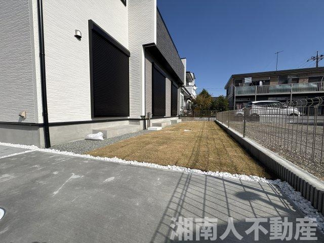 平塚市東中原1丁目　新築戸建の庭|簡単な家庭菜園も楽しめるお庭です