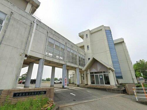 宇都宮市下田原町　2ＬＤＫ　中古住宅の前面道路含む現地写真|宇都宮市立田原中学校まで2044m