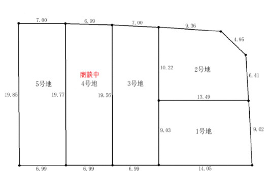 売土地　静岡市清水区蜂ヶ谷の土地図
