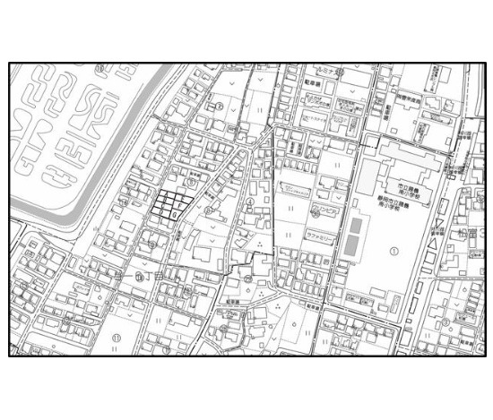 売土地　静岡市葵区与一６丁目の地図