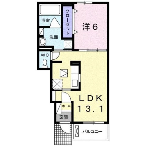 Ｂｅｌｌｅ　Ｃｒｅｓｔ　Ⅱの間取り