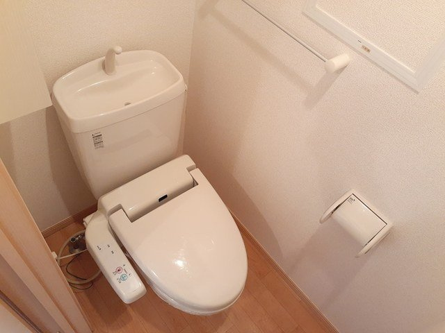 ブリアントビュ－　Ｂのトイレ|トイレもきれいです