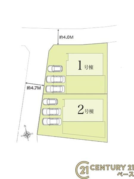 リナージュ中山町 ２号棟 ／新築一戸建の区画図|■こちらの物件は２号棟です！■