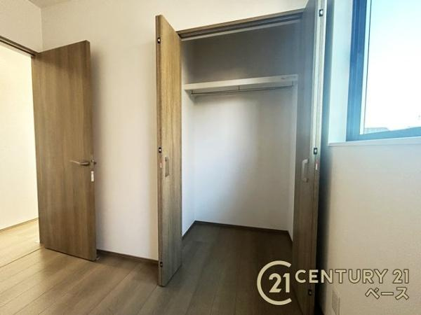 桜井市西之宮 ６号棟 ／新築一戸建の収納|■現地撮影写真■全居室に広々収納スペース完備！