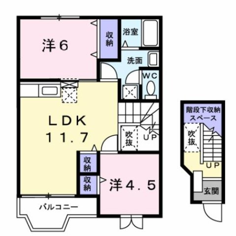 ドリーム２１　Ｃの間取り
