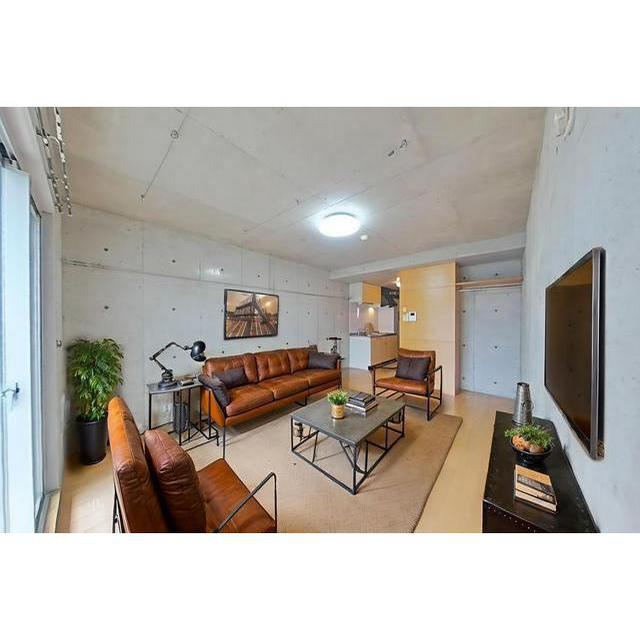 岐阜市南鶉４丁目のアパートの居間・リビング|CGイメージ　家具はつきません