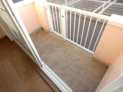 【バルコニー】 | ボンジュールⅠ | 陽当たり良好なバルコニーです