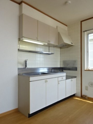 【キッチン】 | サンヴェールⅡ | きれいなキッチンです
