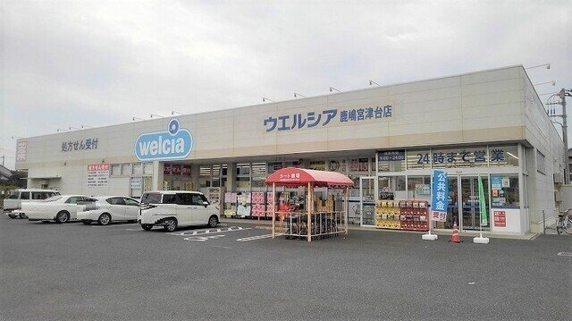 セイバリーヒルズの周辺|ウエルシア鹿嶋宮津台店まで1200m