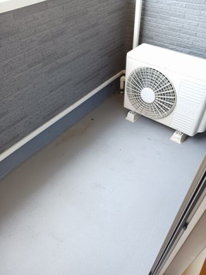 【バルコニー】 | アムール下津Ⅱ | 開放的で明るい空間を演出してくれるバルコニーです