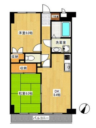 【間取り】 | YMDⅢマンション | ファミリーにおすすめの間取りです