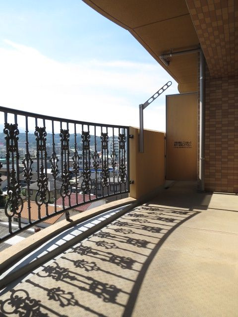 マリベール中須賀のバルコニー