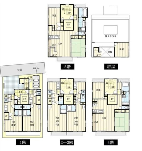 【東京都荒川区1棟売りマンション】「西日暮里徒歩3分」「日暮里駅徒歩8分」「平成18年築」の間取り