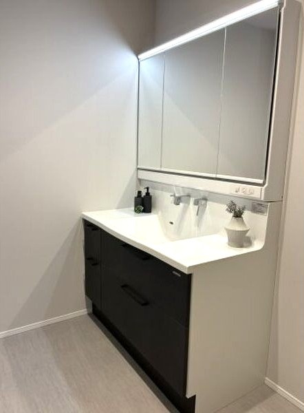 ＣＯＳＭＯ ＴＥＲＲＡＣＥ ガレージハウスの洗面所