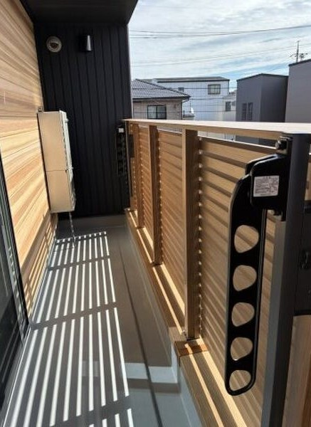 ＣＯＳＭＯ ＴＥＲＲＡＣＥ ガレージハウスのバルコニー