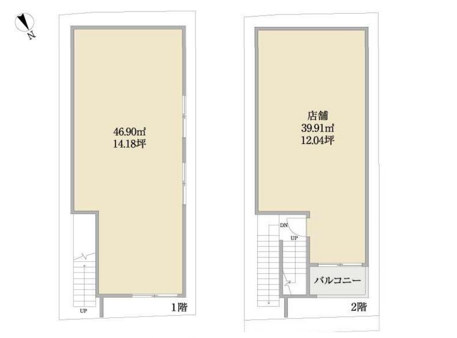 【渋谷区富ケ谷1丁目新築売りビル】　「令和8年2月竣工予定」「代々木公園駅徒歩30秒！」「代々木八幡駅徒歩1分！」の間取り
