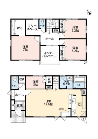 【間取り】 | 糟屋郡須惠町大字植木　戸建て