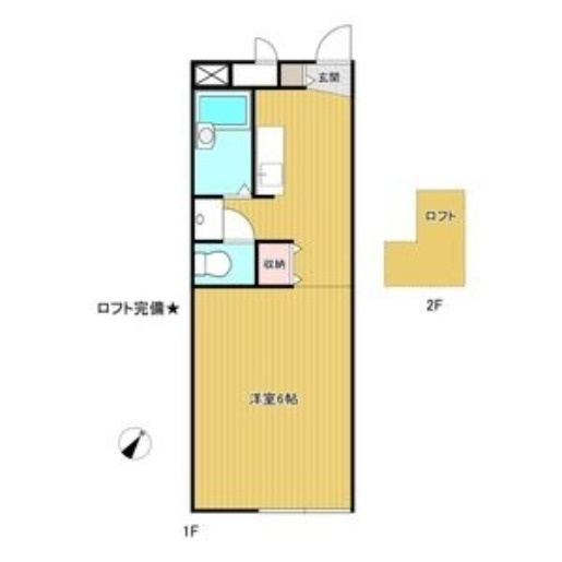 西岡崎駅前アールの間取り