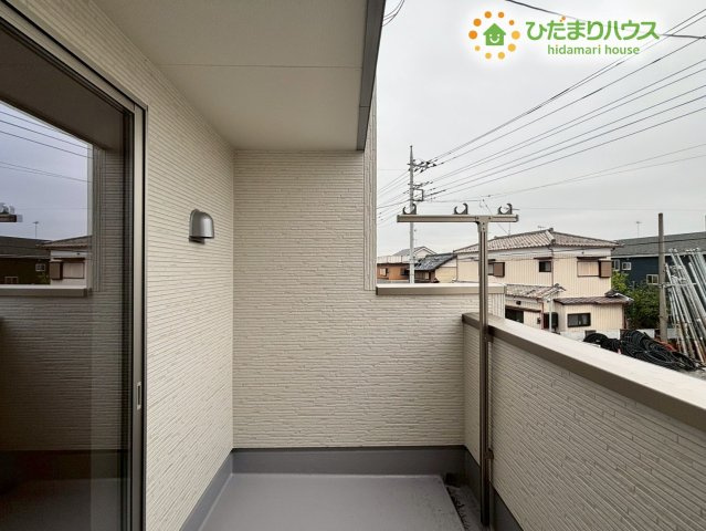 鴻巣市鎌塚　新築一戸建て　リーブルガーデン　01のバルコニー