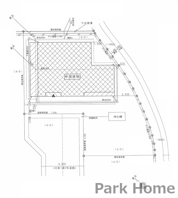 高知市福井町-C号地- 新築戸建ての土地図|©号地