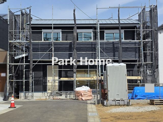 高知市福井町-C号地- 新築戸建ての外観|C号地　2026.2月下旬：建築中