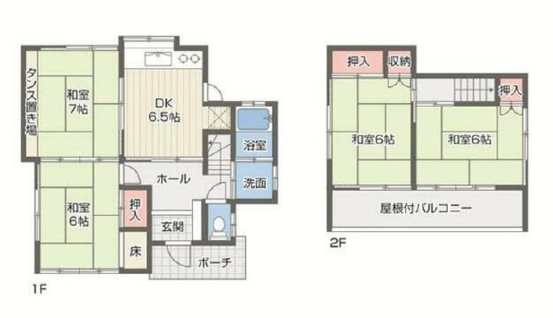 加古川市別府町別府　　山陽電鉄「別府駅」徒歩15分の間取り