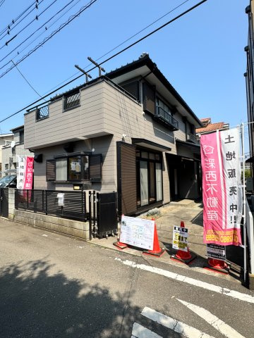 所沢市林2丁目中古戸建ての前面道路含む現地写真